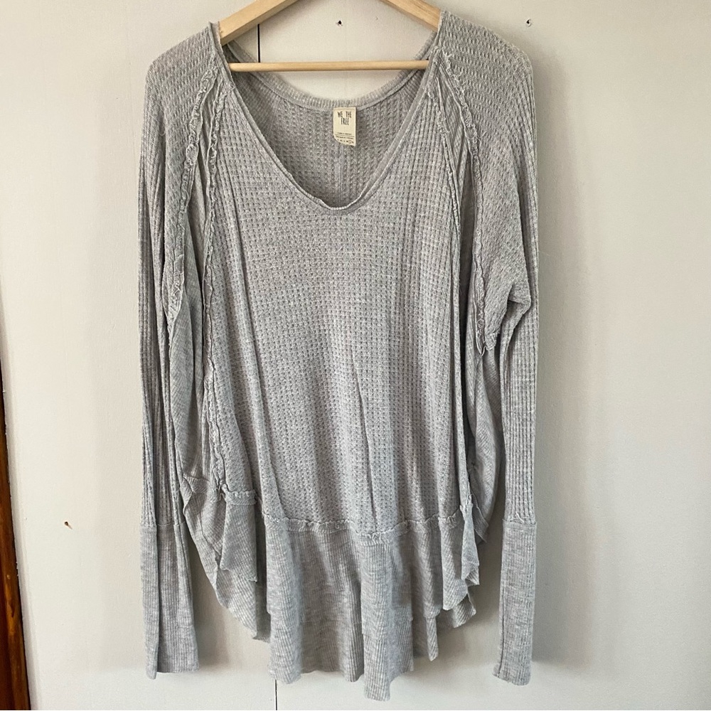 Gray Slouchy T Shirt
